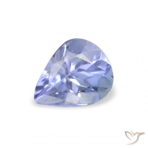 0.34ct Natural Pastel Blue Tanzanite, Pear Shape, VS