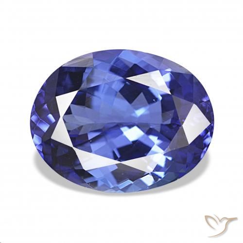4.80ct Violet Blue Tanzanite, Oval, IF