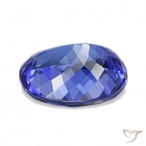 Tanzanite Gemstone in 12 x 9.4 mm Size for Sale, Tanzanite Stone in Violet Blue Color