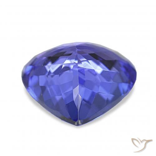 Tanzanite Gemstone in 11 x 11 mm (calibrated) Size for Sale, Tanzanite Stone in Deep Violet Blue Color