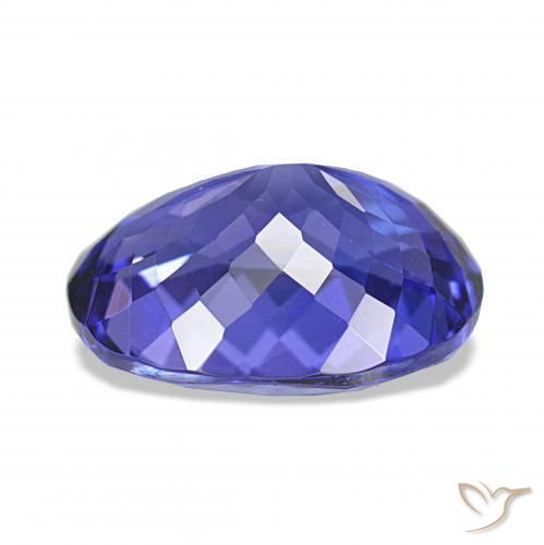 Tanzanite Gemstone in 12 x 10 mm (calibrated) Size for Sale, Tanzanite Stone in Deep Blue Color