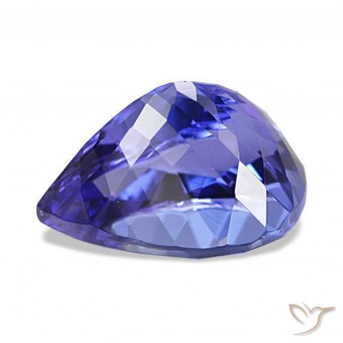 Tanzanite Gemstone in 12 x 8 mm (calibrated) Size for Sale, Tanzanite Stone in Violet Blue Color