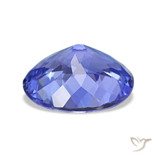 Tanzanite Gemstone in 9 x 7 mm (calibrated) Size for Sale, Tanzanite Stone in Blue Color
