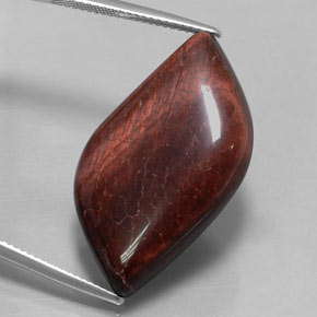 28.57 ct Multicolor Tiger's Eye Matrix Gemstone, Tiger's Eye Matrix Gem in Fancy Cabochon Shape for Sale.