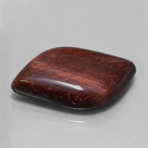 28.57 ct Multicolor Tiger's Eye Matrix Stone, Natural Tiger's Eye Matrix in Fancy Cabochon Shape for Sale