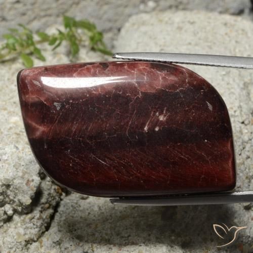 49.22 ct Brown Tiger's Eye Matrix Stone, Natural Tiger's Eye Matrix in Fancy Cabochon Shape for Sale