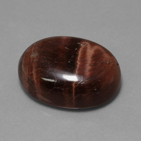 21.49 ct Multicolor Tiger's Eye Matrix Stone, Natural Tiger's Eye Matrix in Oval Cabochon Shape for Sale