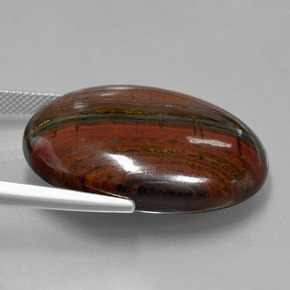 Tiger's Eye Matrix Gemstone in 30.5 x 22.3 mm Size for Sale, Tiger's Eye Matrix Stone in Multicolor Color