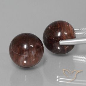 Tiger's Eye Matrix Gemstones in 14 mm (calibrated) Size for Sale, Tiger's Eye Matrix Stones in Multicolor Color