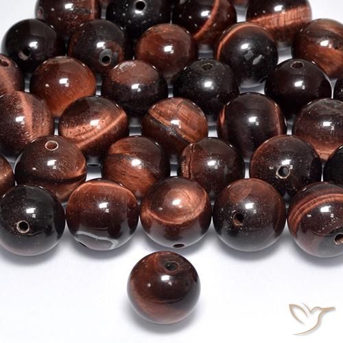 115.06 ctw Multicolor Tiger's Eye Matrix Stones, Natural Tiger's Eye Matrix in Drilled Sphere Shape for Sale