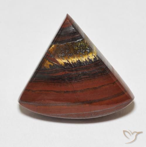 Matrice occhio di tigre da 18,42 ct trilioni, 21,1 x 18,9 mm dal Messico, Photo A