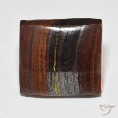 39.86ct Natural Multicolor Tiger's Eye Matrix, Baguette, Opaque