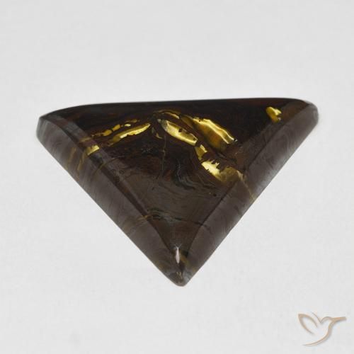 Tiger's Eye Matrix Gemstone in 24.6 x 23.2 mm Size for Sale, Tiger's Eye Matrix Stone in Multicolor Color