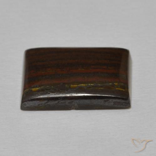 Tiger's Eye Matrix Gemstone in 14.2 x 10.4 mm Size for Sale, Tiger's Eye Matrix Stone in Multicolor Color