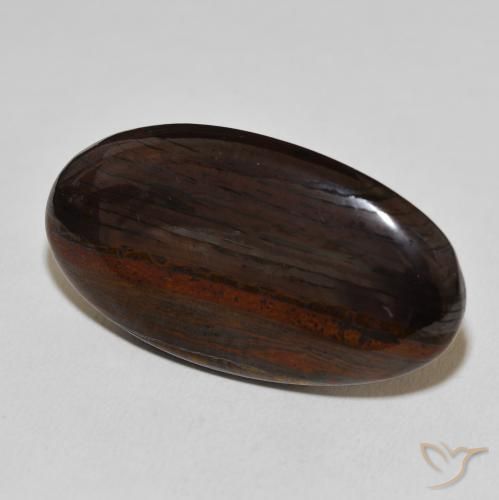 46.28 ct Multicolor Tiger's Eye Matrix Stone, Natural Tiger's Eye Matrix in Oval Cabochon Shape for Sale