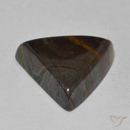 Tiger's Eye Matrix Gemstone in 18.9 x 17.4 mm Size for Sale, Tiger's Eye Matrix Stone in Multicolor Color