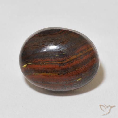 12.50ct Natural Multicolor Tiger's Eye Matrix, Oval, Opaque