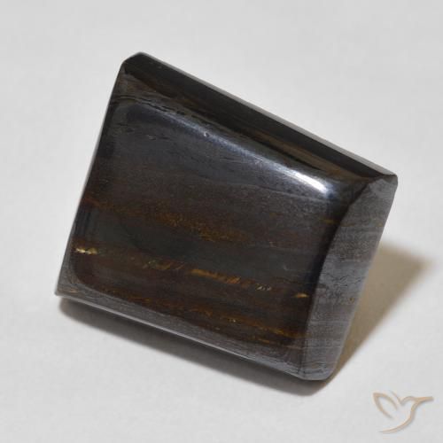26.01 ct Multicolor Tiger's Eye Matrix Stone, Natural Tiger's Eye Matrix in Fancy Cabochon Shape for Sale