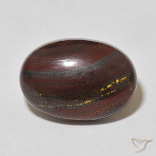 17.22ct Natural Multicolor Tiger's Eye Matrix, Oval, Opaque