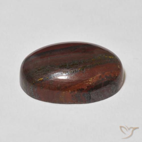 Tiger's Eye Matrix Gemstone in 19.2 x 13.4 mm Size for Sale, Tiger's Eye Matrix Stone in Multicolor Color