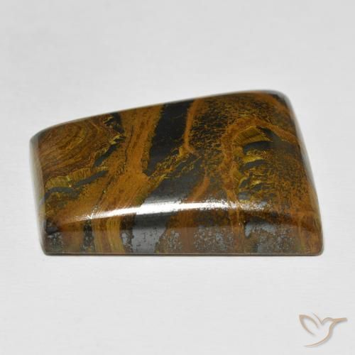 Tiger's Eye Matrix Gemstone in 30.9 x 23.7 mm Size for Sale, Tiger's Eye Matrix Stone in Multicolor Color