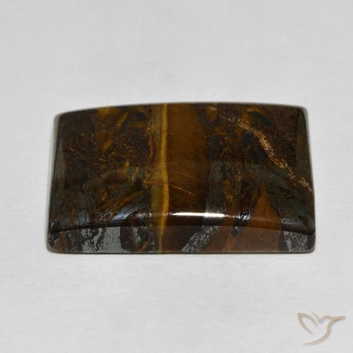 Tiger's Eye Matrix Gemstone in 28.2 x 20.3 mm Size for Sale, Tiger's Eye Matrix Stone in Multicolor Color