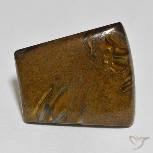 45.29ct Natural Multicolor Tiger's Eye Matrix, Baguette, Opaque
