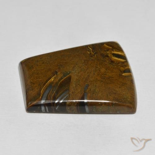 Tiger's Eye Matrix Gemstone in 31 x 28.5 mm Size for Sale, Tiger's Eye Matrix Stone in Multicolor Color
