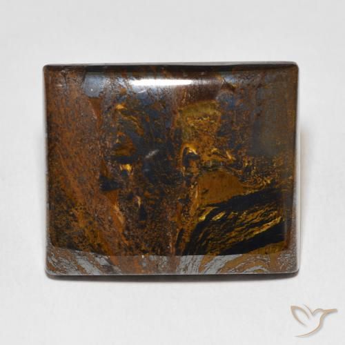 58.4 ct Baguette Tiger's Eye Matrix, 27.3 x 22.6 mm From Mexico, Photo A