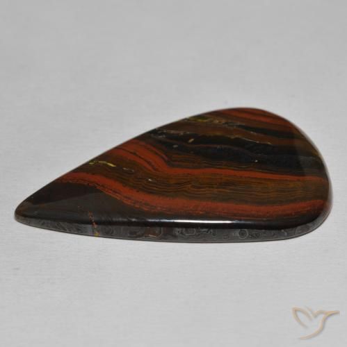 Tiger's Eye Matrix Gemstone in 42 x 27.1 mm Size for Sale, Tiger's Eye Matrix Stone in Multicolor Color