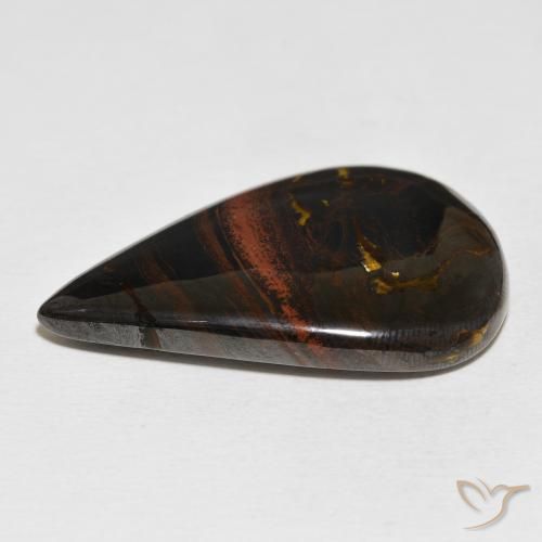 Tiger's Eye Matrix Gemstone in 37 x 24.6 mm Size for Sale, Tiger's Eye Matrix Stone in Multicolor Color