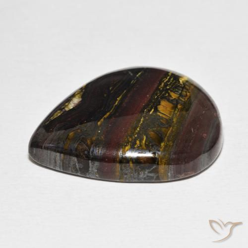 Tiger's Eye Matrix Gemstone in 26.3 x 22.1 mm Size for Sale, Tiger's Eye Matrix Stone in Multicolor Color