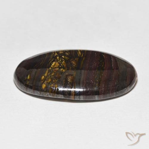 Tiger's Eye Matrix Gemstone in 31.5 x 18.8 mm Size for Sale, Tiger's Eye Matrix Stone in Multicolor Color