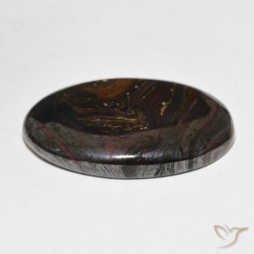 Tiger's Eye Matrix Gemstone in 31.4 x 21.1 mm Size for Sale, Tiger's Eye Matrix Stone in Multicolor Color