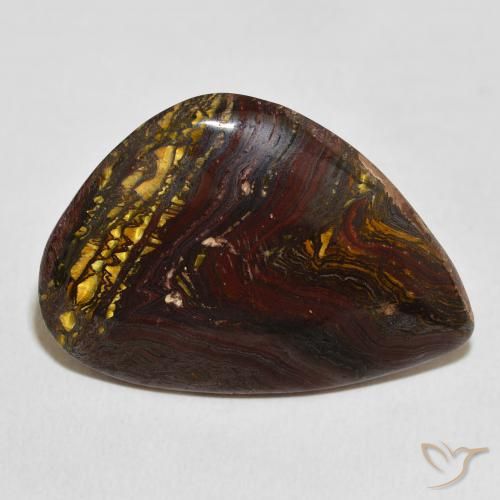 29.03ct Natural Multicolor Tiger's Eye Matrix, Fancy, Opaque