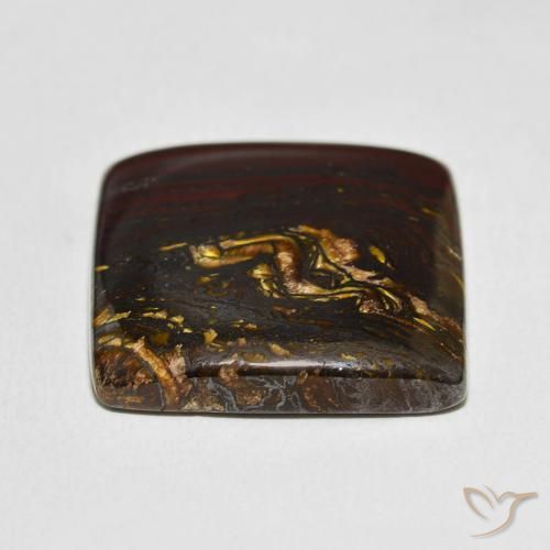 Tiger's Eye Matrix Gemstone in 23 x 23 mm Size for Sale, Tiger's Eye Matrix Stone in Multicolor Color