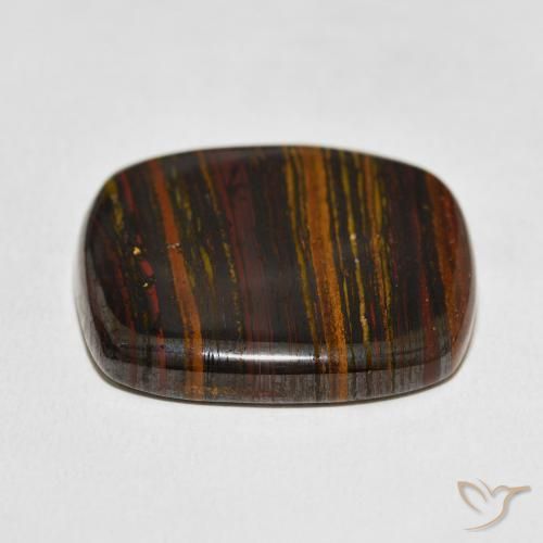 Tiger's Eye Matrix Gemstone in 27.2 x 24.9 mm Size for Sale, Tiger's Eye Matrix Stone in Multicolor Color