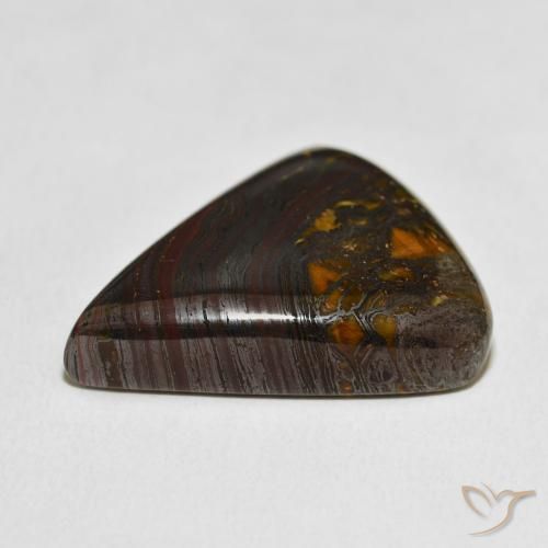 Tiger's Eye Matrix Gemstone in 26.9 x 22.2 mm Size for Sale, Tiger's Eye Matrix Stone in Multicolor Color