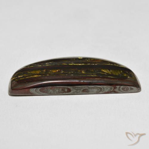 Tiger's Eye Matrix Gemstone in 40.9 x 16.6 mm Size for Sale, Tiger's Eye Matrix Stone in Multicolor Color
