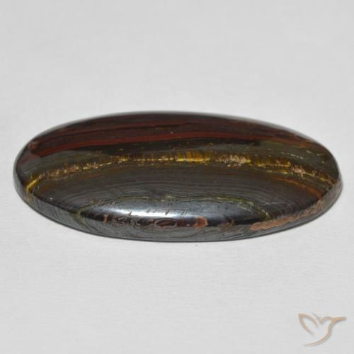Tiger's Eye Matrix Gemstone in 40.5 x 22.1 mm Size for Sale, Tiger's Eye Matrix Stone in Multicolor Color