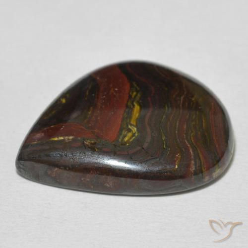Tiger's Eye Matrix Gemstone in 23.3 x 19.7 mm Size for Sale, Tiger's Eye Matrix Stone in Multicolor Color