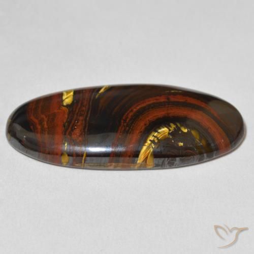 Tiger's Eye Matrix Gemstone in 33.6 x 14.7 mm Size for Sale, Tiger's Eye Matrix Stone in Multicolor Color