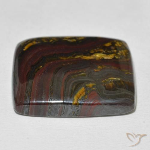 Tiger's Eye Matrix Gemstone in 23.1 x 20.7 mm Size for Sale, Tiger's Eye Matrix Stone in Multicolor Color