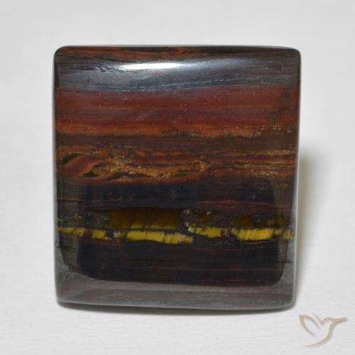 31.35ct Natural Multicolor Tiger's Eye Matrix, Baguette, Opaque