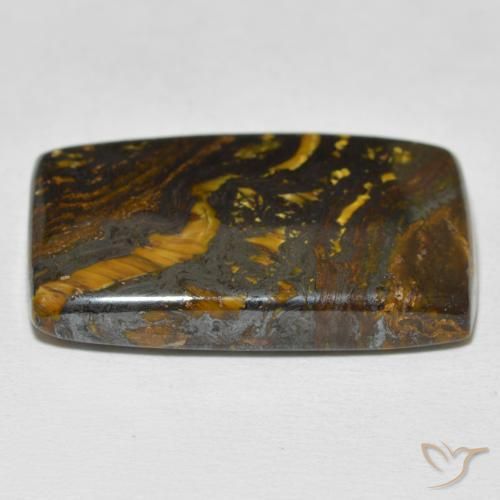Tiger's Eye Matrix Gemstone in 27.6 x 17.9 mm Size for Sale, Tiger's Eye Matrix Stone in Multicolor Color