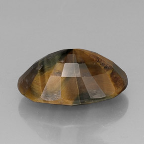 Tiger's Eye Gemstone in 19.7 x 12.5 mm Size for Sale, Tiger's Eye Stone in Multicolor Color