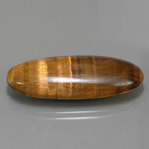 18.16 ct Brown Tiger's Eye Stone, Natural Tiger's Eye in Oval Cabochon Shape for Sale
