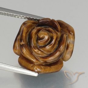 12.31ct Natural Light Pink Tiger's Eye, Fancy, Opaque