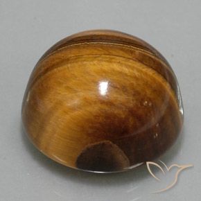 36.10 ct Brown Tiger's Eye Stone, Natural Tiger's Eye in Round Cabochon Shape for Sale