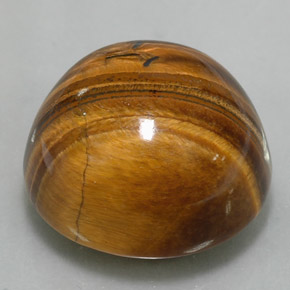 37.40 ct Brown Tiger's Eye Stone, Natural Tiger's Eye in Round Cabochon Shape for Sale